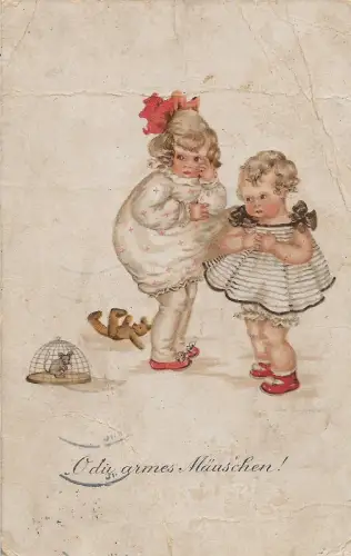 AK Odu armes Mäuschen!. ca. 1937, Postkarte, gebraucht, gut