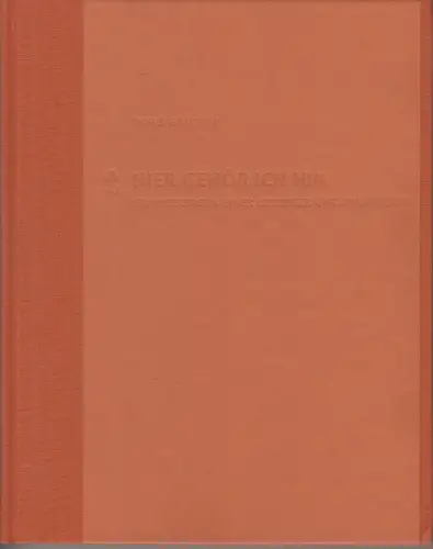 Buch: Hier gehör ich hin, Günther, Doris, 2006, Doris-Günther-Stiftung
