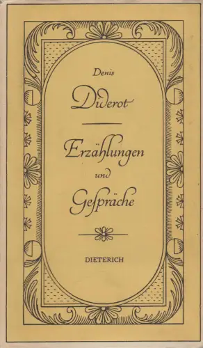 Sammlung Dieterich 138, Erzählungen und Gespräche, Diderot, Denis, 1953