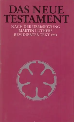 Biblia: Das Neue Testament, Luther, Martin. 1985, gebraucht, gut