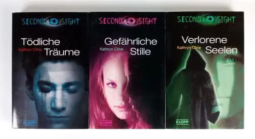Buch: Second Sight, 3 Bände. Cline, Kathryn, 2008, Klopp Verlag