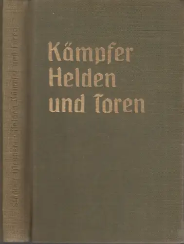 Buch: Kämpfer, Helden und Toren, Stockert-Meynert, Dora, 1932, Luser, Novellen