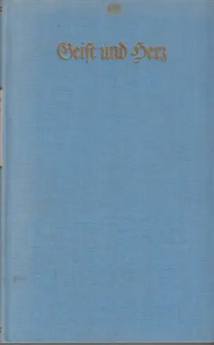 Buch: Geist und Herz, Pascal, Blaise. 1962, Union Verlag, gebraucht, gut