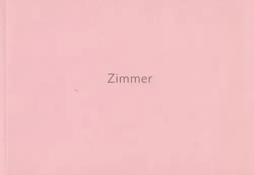 Buch: Zimmer, Bäcker, Hagen, 2000, Kunstverein Röderhof, gebraucht, sehr gut