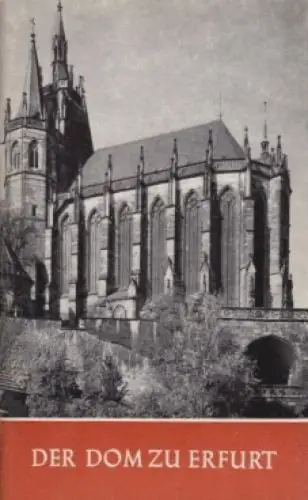 Buch: Der Dom zu Erfurt, Mertens, Klaus. Das christliche Denkmal, 1974