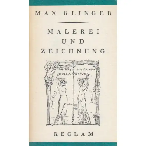 Buch: Malerei und Zeichnung, Klinger, Max. Reclams Universal-Bibliothek, 1987