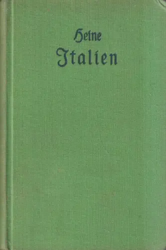 Buch: Italien, Heinrich Heine, Reclam Verlag, gebraucht, gut, Text in Fraktur