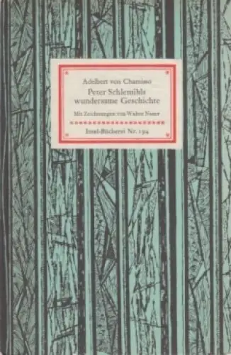 Insel-Bücherei 194, Peter Schlemihls wundersame Geschichte, Chamisso. 1959