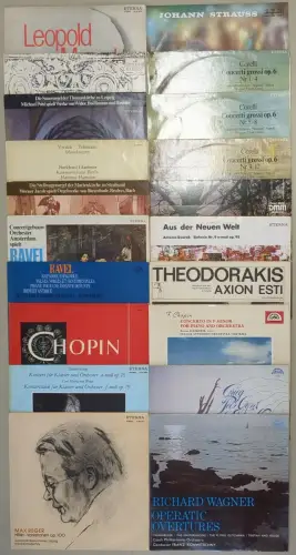 20 verschiedene Klassik Schallplatten 12" LP, Vinyl, Konvolut, Bundle, Corelli