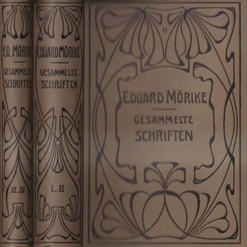 Buch: Eduard Mörike - Gesammelte Schriften in vier Bänden, 1905, Göschen, 4 in 2