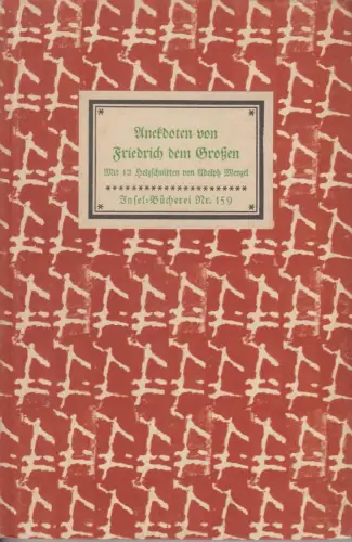 Insel-Bücherei 159, Anekdoten von Friedrich dem Großen, Schneider, Reinhold