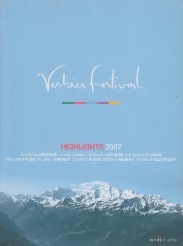 Musik-DVD: Verbier Festival - Highlights 2007. 2008, gebraucht, gut
