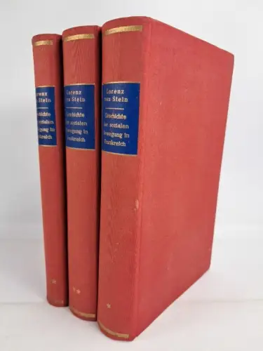 Buch: Geschichte der sozialen Bewegung in Frankreich 1-3, Lorenz von Stein, WBG