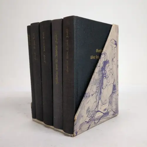 Buch: Goethe, Faust, Kleine Bibliothek. Kassette 5 mit 5 Bänden, Vlg. d. Nation