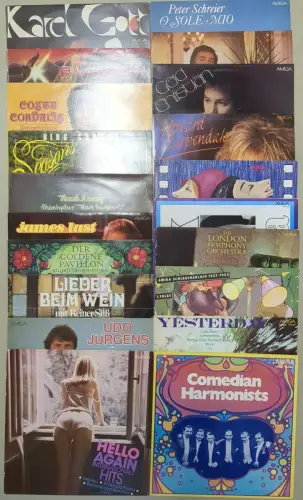 20 verschiedene AMIGA Schallplatten 12" LP,  Schlager, Internationale Hits ...