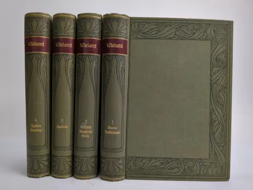 Buch: Christoph Martin Wielands Werke, 4 Bände, Bibliographisches Institut