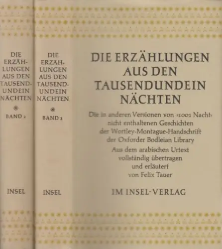 Buch: Die Erzählungen aus den Tausendundein Nächten, Tauer, Felix. 1983