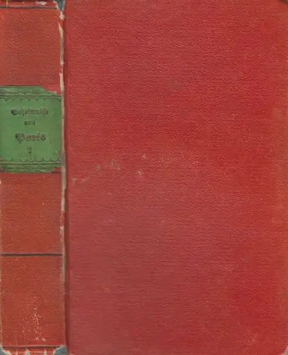 Buch: Die Geheimnisse von Paris. Band 2, Eugene Sue, Liebmann, gebraucht, gut