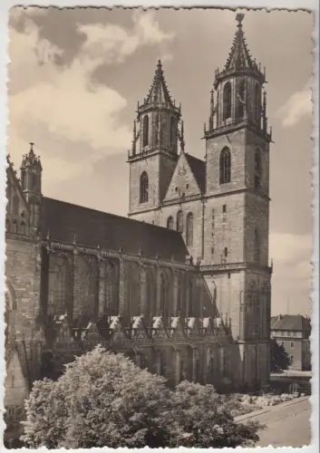 AK Magdeburger Dom, ca. 1955, Foto-Studio Harry Evers, ungelaufen