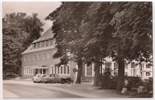 AK Hotel Fegetasche, Plön am See, Julius Simonson, Fotopostkarte, ungelaufen
