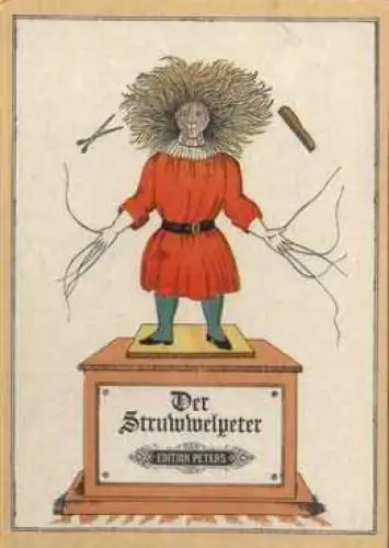 Buch: Der Struwwelpeter, Hoffmann, Heinrich. 1979, Edition Peters
