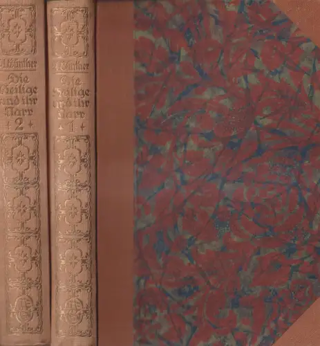 Buch: Die Heilige und ihr Narr, Günther, Agnes. 2 Bände, 1921, J. F. Steinkopf