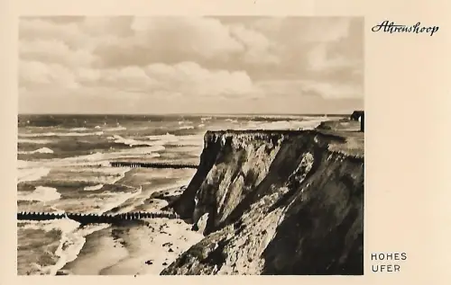 AK Ahrenshoop. Hohes Ufer. ca. 1958, Verlag C. Schmiedicke, gebraucht, gut