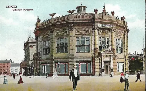 AK Leipzig. Restaurant Panorama. ca.1906, Verlag Trinks & Co.