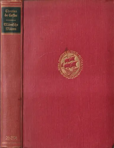 Buch: Vlämische Mären, Charles de Coster, Insel Verlag, Leipzig, gebraucht, gut