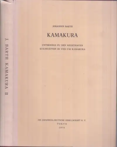Buch: Kamakura, Barth, Johannes, 1970, Tokyo, Kultstätten, gebraucht, gut