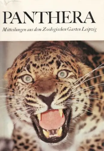 Heft: Panthera 1988, Seifert, Siegfried. Zoologischer Garten Leipzig