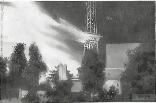 AK Brand in der Funkausstellung. 19. August 1935. ca. 1935, Postkarte. Ca. 1935