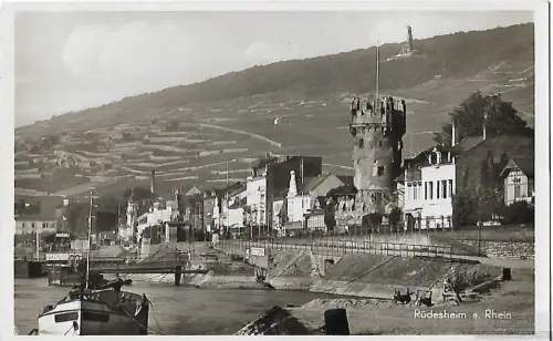AK Rüdesheim a. Rhein. ca. 1915, Postkarte. Serien Nr, ca. 1915, gebraucht, gut