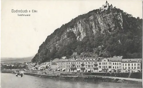 AK Bodenbach a Elbe. Schäferwand. ca. 1902, Postkarte. Ca. 1902, gebraucht, gut