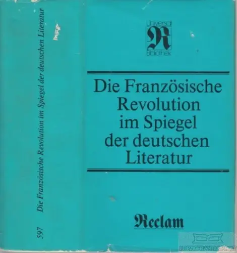 Buch: Die Französische Revolution im Spiegel der deutschen Literatur, Träger
