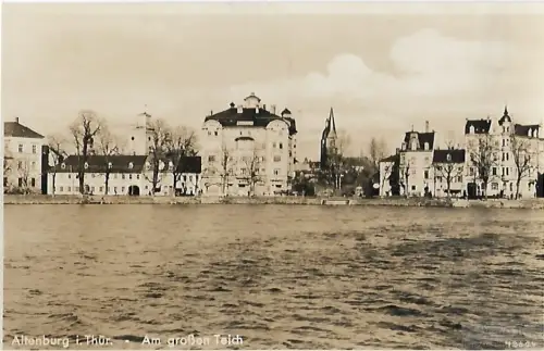 AK Altenburg i. Thür. Am großen Teich. ca. 1913, Postkarte. Serien Nr, 1913