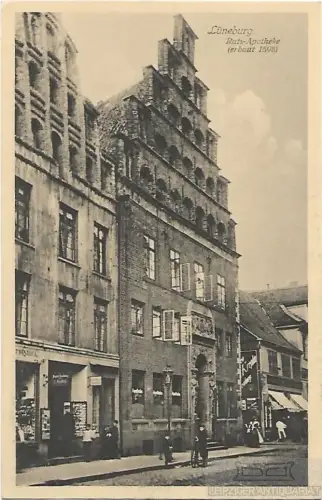 AK Lüneburg. Rats-Apotheke. ca. 1913, Postkarte. Serien Nr, ca. 1913