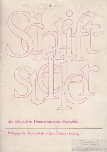 Buch: Schriftsteller der Deutschen Demokratischen Republik, Kern. 1977