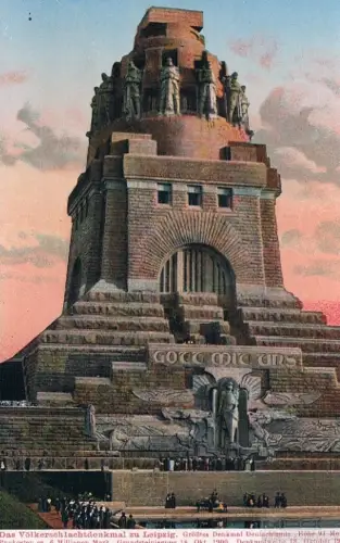 AK Das Völkerschlachtdenkmal zu Leipzig. ca. 1932, Postkarte. Nr. 38, 1932