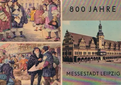 AK 800 Jahre Messestadt Leipzig, Postkarte. Nr. 1512, VEB Bild und Heimat Verlag