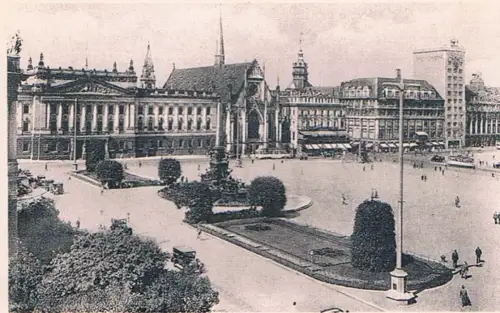 AK Leipzig. Augustusplatz, Postkarte, gebraucht, gut 274732