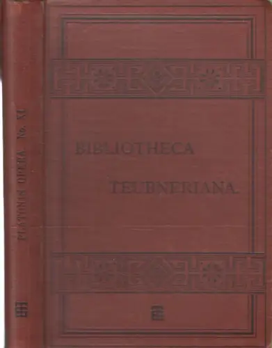 Buch: Platonis. rei publicae libri decem, Platon, B. G. Teubner