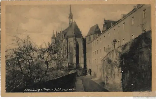 AK Altenburg i. Thür. Schlosspartie. ca. 1912, Postkarte. Ca. 1912, Verlag L.H.N