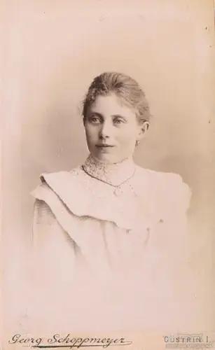 Fotografie Schoppmeyer, Cüstrin - Portrait Junges Fräulein, Fotografie. F 274945