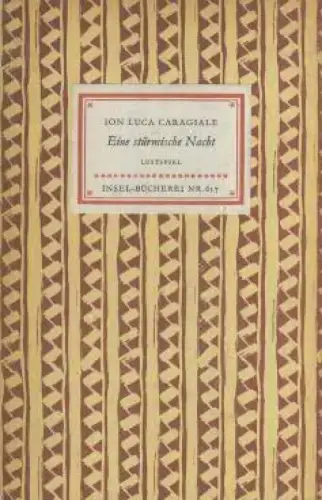 Insel-Bücherei 617, Eine stürmische Nacht, Caragiale, Ion Luca. 1956