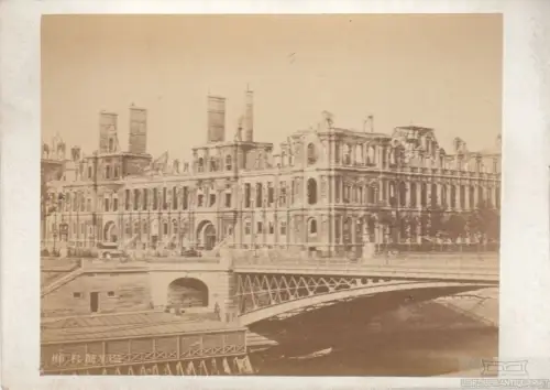 Fotografie P. L. - Ruine de l'Hotel de Ville (Paris), Fotografie. Fotobild