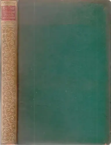 Buch: Ideen zur Kulturphilosophie, Herder, J. G. 1911, Insel-Verlag