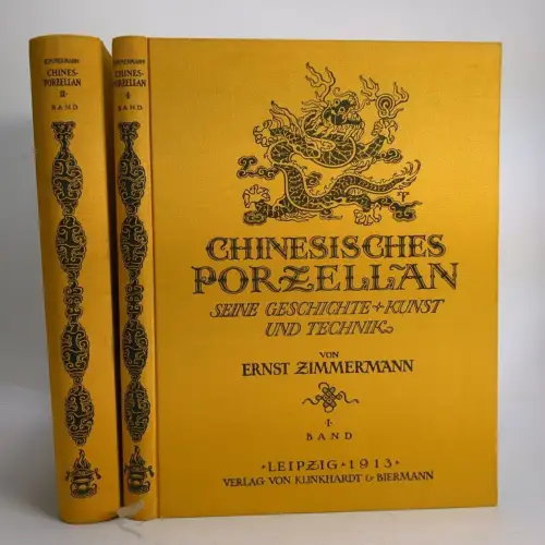 Buch: Chinesisches Porzellan 1+2, Zimmermann, Ernst, 1913, Klinkhardt & Biermann