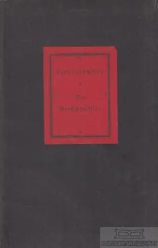 Buch: Der Großinquisitor, Dostojewski, F.M, Verlag Philipp Reclam jun