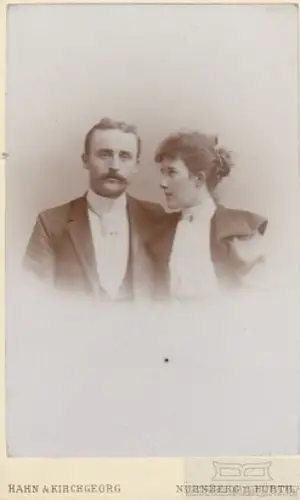 Portrait bürgerliches Paar, Fotografie. Fotobild, Atelier Hahn & Kirchgeorg